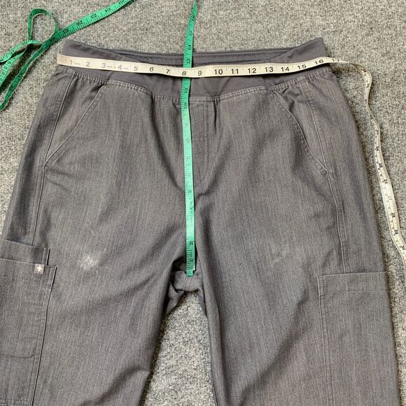 Figs Scrub Pants Mens L Graphite Grey Technical Collection Cargo Pocket Straight - Picture 9 of 15